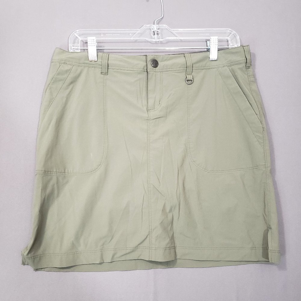 REI Northway Womens Hiking/Outdoor Skort Olive Green size 8 Performance Stretch